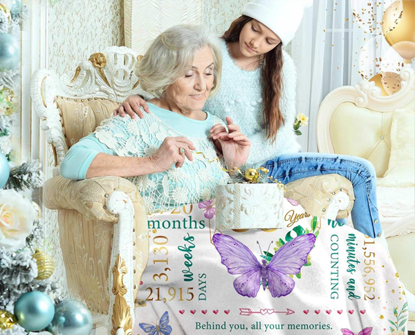 Mothers Day Birthday Gift Blanket