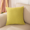Decorative 45*45CM Square Throw Pillow Case Solid Color Cushion Covers Pillowcase for Office Sofa Couch