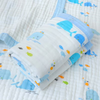 6-layer Cotton Muslin Crib Duvet Cover for Infant Baby Girls Boys 110x110CM Breathable Baby Swaddle Blanket Muslin Duvet Covers 
