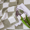 Checkered Throw Blanket – Soft Cozy Lightweight Plush Blanket for Sofa & Bed