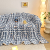 Printed Flannel Fleece Throw Blanket for Couch, Bedroom, Sofa Lightweight Cozy Soft Blanket for Bed Suitable for All Seasons