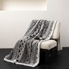 Double Sided Soft Sherpa Throw Blanket Printed Cation Blanket for Sofa Car Couch Chair Travel And Camping Warm Polyester Fleece Blanket Gift for Women Girls. 