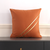 18x18 Inch Linen Decorative Throw Pillow Covers Soft Square Pillow Case for Sofa Couch Bed Chair Golden Color Cushions 