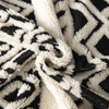 Printed Jacquard Sherpa Throw Fleece Blanket Twin Size Fluffy Throw Double Sided Fuzzy Flannel Warm Blanket for Bed Sofa Couch Car Home Decoration 