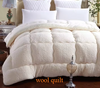 Washable comforter/ wool quit / Wool duvet/ microfiber filling home and hotel 