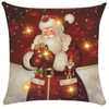 18 X 18 Inch Merry Christmas Trees Snowflake Throw Pillow Covers Pillowcases Throw Pillow Covers for Sofa Couch Home Decor
