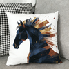 2026 Zodiac Horse Cushions Square Pillow Modern Pillowcases Decorative 18*18Inch Abstract Throw Pillowcase Geometric Cushion Cases with Zipper for Sofa Bed Couch Living Room