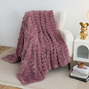 Microfiber Plush Fleece Throw Blanket TWIN KING SIZE Warm Thick Blanket for Bed Sofa Couch Camping Travel Home Decoration 