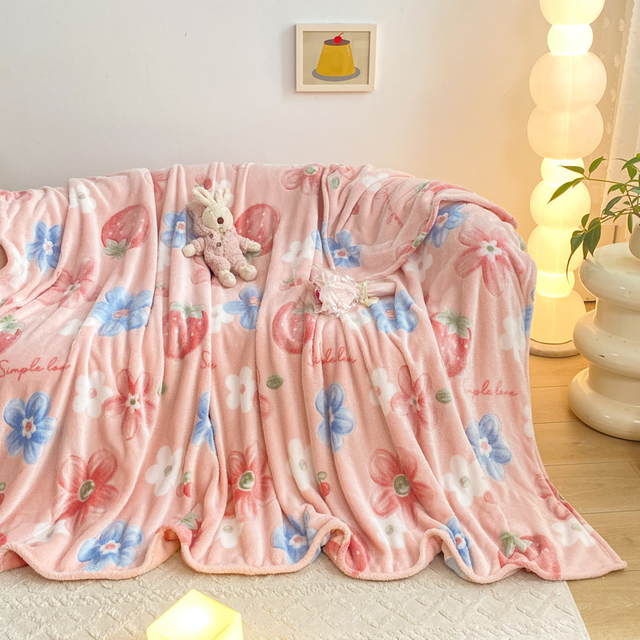 Colorful Throw Blanket Botanical Plant Leaf Bed Blanket Queen Size Floral Butterfly Flannel Fleece Throw Blanket for Couch Bed Sofa 