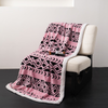 Double Sided Soft Sherpa Throw Blanket Printed Cation Blanket for Sofa Car Couch Chair Travel And Camping Warm Polyester Fleece Blanket Gift for Women Girls. 