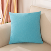 Plain Solid Color Linen Throw Pillow Covers 18"x18" Cushion Cases for Couch Sofa Bed Living Room Home Decoration 