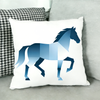2026 Zodiac Horse Cushions Square Pillow Modern Pillowcases Decorative 18*18Inch Abstract Throw Pillowcase Geometric Cushion Cases with Zipper for Sofa Bed Couch Living Room
