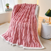 Solid Color Ultra Soft Throw Blanket,Cozy Warm Fleece Blanket For Couch Sofa Travel Bed Blanket For All Season Use Cute Blankets For Girls Women Gifts 