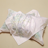 Floral Printed Ice Silk Pillow Cover with Envelope Design Lightweight Pillowcase Machine Washable Bedding Sets Soft, Comfortable And Breathable