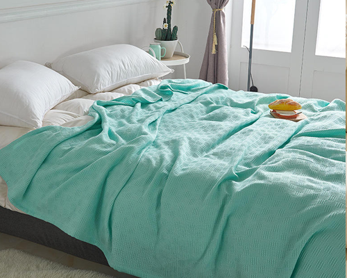 Cotton Knitted Towel Blanket