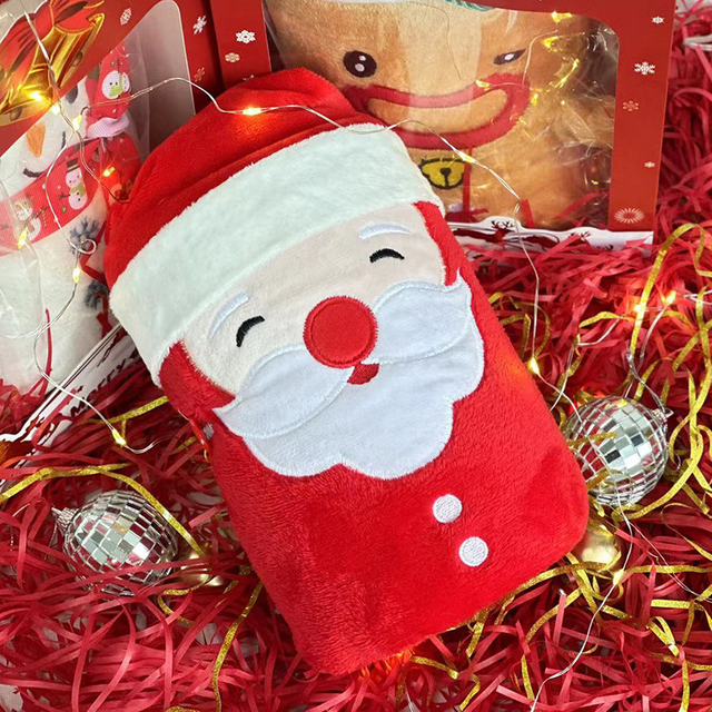 Christmas Throw Blanket Cute Cartoon Printed Soft Flannel Winter Blankets for Bedroom Living Room Sofa Chair Holiday Home Decor, Xmas Festival Gifts for Friends Family 