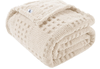 Waffle Throw Blanket -Fluffy Fleece,Cute & Aesthetic, Perfect for Sofa, Couch, Chair, Bed, Living Room & Bedroom, All-Season Use, Plush & Cozy Decorative Blanket