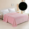 Glow in The Dark Nap Blankets 60x80 in Fleece Throw Blanket Cozy Soft Lightweight Throw Blankets Couch Sofa Bed Blanket Indoor Bedding Kid Adults 