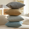Solid Nordic Style Home Decoration Fluffy Soft Living Room Sofa Pillow Cover Cushion Cover Linen Decorative Throw Pillow Covers for Bedroom Home Decoration 