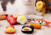 Pet Toys Catnip Cat Plush Toy Food-Design Boredom Relief Cat Toy with Card 