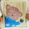 Lovely Soft Mink Throw Blanket for Kids Boys And Girls, Print Fleece 2 Layers Thick Cozy Warm Flannel Blanket for Toddler Bed