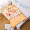 Soft Double Layer Cloudy Blanket for Baby Children 100% Polyester Thick Blanket for Bedding Crib Cot Stroller Comfortable Minky Blanket Keep Your Baby Girls Boys Cozy And Warm Animal Cartoon Throw Bl