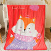 Lovely Soft Mink Throw Blanket for Kids Boys And Girls, Print Fleece 2 Layers Thick Cozy Warm Flannel Blanket for Toddler Bed