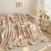 Printed Flannel Fleece Throw Blanket for Couch, Bedroom, Sofa Lightweight Cozy Soft Blanket for Bed Suitable for All Seasons