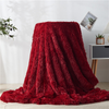 Fluffy Faux Fur Plush Blankets Cozy Reversible Super Soft Flannel Fleece Blanket for Sofa Bed Sofa Travel Bedroom Queen Size 