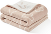 Cozy Soft Warm Chenille Baby Blanket for Girls Boys, Newborn Essentials for Infant, Baby Shower Receiving Gift - Pink Heart