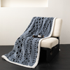 Double Sided Soft Sherpa Throw Blanket Printed Cation Blanket for Sofa Car Couch Chair Travel And Camping Warm Polyester Fleece Blanket Gift for Women Girls. 