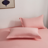 Solid Color Cotton Standard Pillowcases with Envelope Design Lightweight Pillow Cover Machine Washable Bedding Sets Soft, Comfortable And Breathable