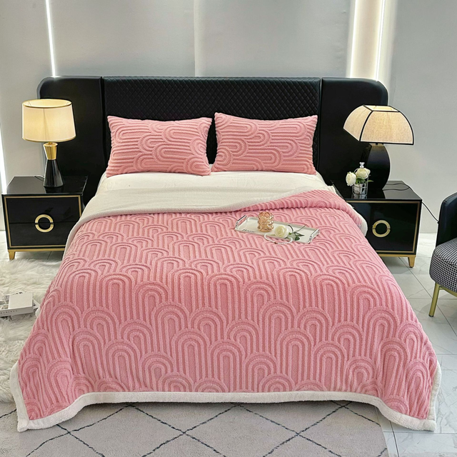 Double Layers Fluffy Flannel Fleece Blanket Twin Size  Soft Sherpa Bed Blanket 80 × 90 Inch Ultra Soft  Nap, Office Throw Blanket 