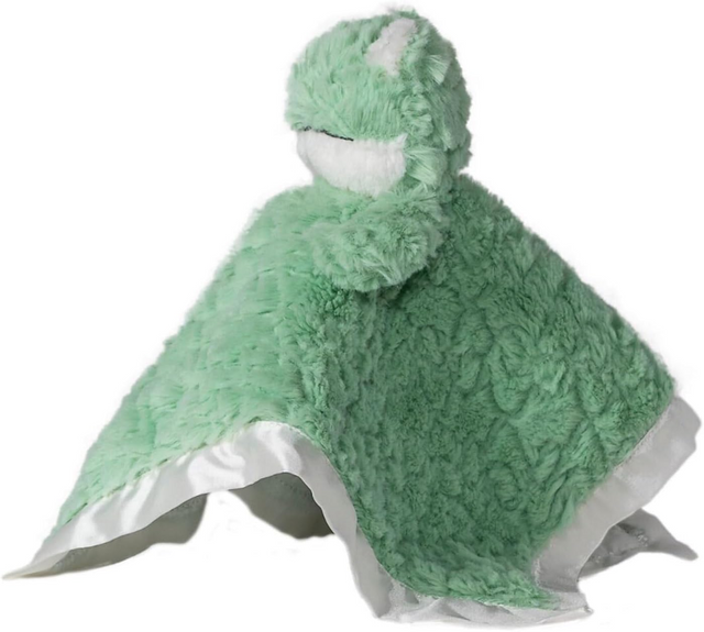 Baby Plush Security Blanket Toy – Soft Animal Lovey Comforter Blanket for Infants & Toddlers-frog