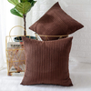 Corduroy Soft Throw Pillow Covers Decorative Square 18x18” Orange Throw Pillow Cover Home Decor Throw Pillowcases Cushion Covers For Sofa Bed Living Room Decoration 