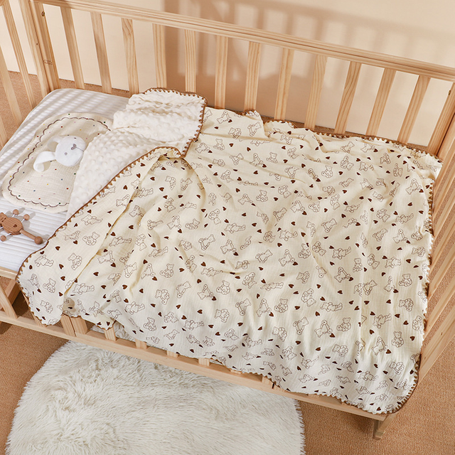 Breathable & Skin-Friendly Baby Muslin Blanket For Newborn Babies Shower Gifts for New Moms Muslin Cotton Blanket 100x100cm Burp Cloths Newborn Essentials Shower Gifts For Baby Shower