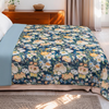 Cooling Comforter for Hot Sleepers, Boho Floral Cooling Blankets King Size 108"x90",Double-Sided Cool Technology, Q-Max>0.43,Lightweight Breathable, Cold Blanket for Bed