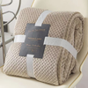 Premium Flannel Fleece Bed Throw Blanket for Sofa Couch Coverlet Bed Thickened Blanket Four Seasons Office Sofa Couch Lunch Break Blanket 