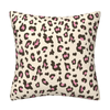 Leopard Pink Print Animal Throw Pillow Covers 45x45 Cm Pillow Cushion Cover 18x18” Decorative Square Pillowcases for Sofa Couch Bedroom Livingroom 