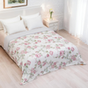 Cooling Comforter for Hot Sleepers, Pink Rose Print Cooling Blankets King Size 108"x90",Double-Sided Cool Technology, Q-Max>0.43,Lightweight Breathable, Cold Blanket for Bed