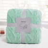 Solid Color Flannel Fleece Blankets Fluffy Cozy Warm 3D FleeceThrow Blanket Lightweight Microfiber Sofa Throw Bedspread for Bed Chairs Travel camping Outdoor 