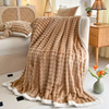 Bubble Flannel Fleece Bed Blanket Leisure Four Seasons Sofa Cover Blanket Double Sided Fleece Flannel Blanket