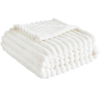 GentleSoft White Throw Blanket for Couch