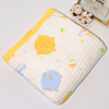 Multilayers Cotton Muslin Baby Receiving Quilt Washable Infant Gauze Quilt for Summer Crib Blanket for Baby And Toddler Muslin Crib Sheet 
