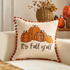 Pumpkin Tufted Velvet Throw Pillow Cover Square 45x45cm Polyester Autumn Cushion Decorations Pillow Covers Garden Decor Outdoor Pillows 
