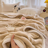 Lightweight Breathable All Season Solid Cozy Bed Blankets for Couch And Bed Hotel Super Soft Flannel Fleece Throw 