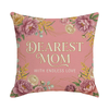 Birthday Pillows for Mom 18x18 Inch Decorative Throw Pillow Covers for Couch Sofa Garden Farmhouse Outdoor Decoration Happy Mother's Day Floral Throw Pillow Covers 