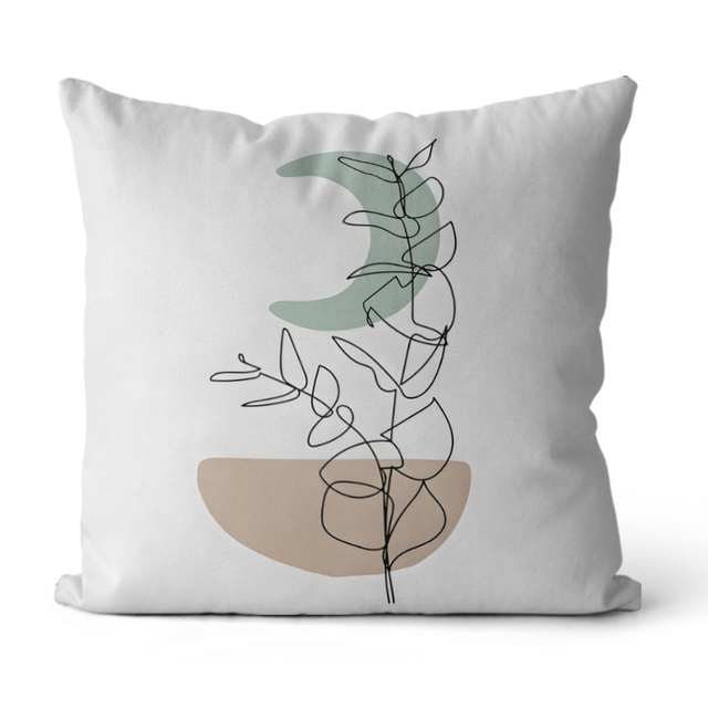 45x45 Cm Geometry Pillowcover Pillow Cover Abstract Linen Cushion Covers for Home Decoration Decorative Pillowcase for Sofa Chair Couch Bedroom Living Room Outdoor Garden Couch 