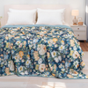 Cooling Comforter for Hot Sleepers, Boho Floral Cooling Blankets King Size 108"x90",Double-Sided Cool Technology, Q-Max>0.43,Lightweight Breathable, Cold Blanket for Bed