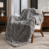 Luxury Plush Quilted Throw Blanket – Ultra Soft Solid Color Sofa Blanket, Cozy Warm Winter Decorative Throw for Couch & Bed, All-Season, OEM Custom Size Manufacturer